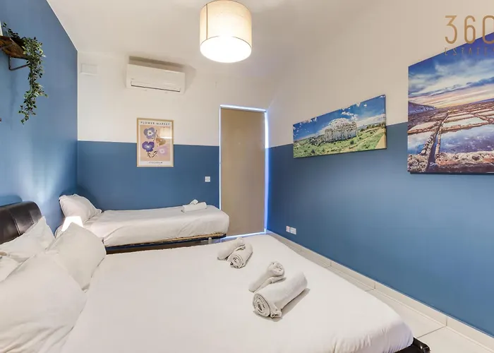 Designer, Fully Equipped 3br In W/wifi By 360 Estates * Gzira