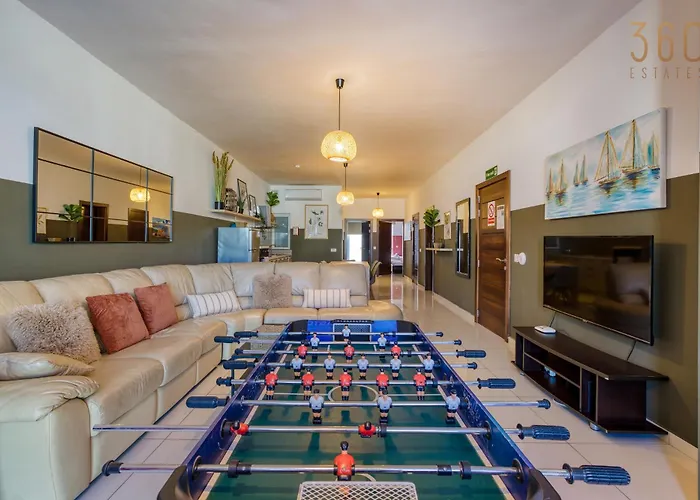 Apartament Designer, Fully Equipped 3br In W/wifi By 360 Estates Gzira